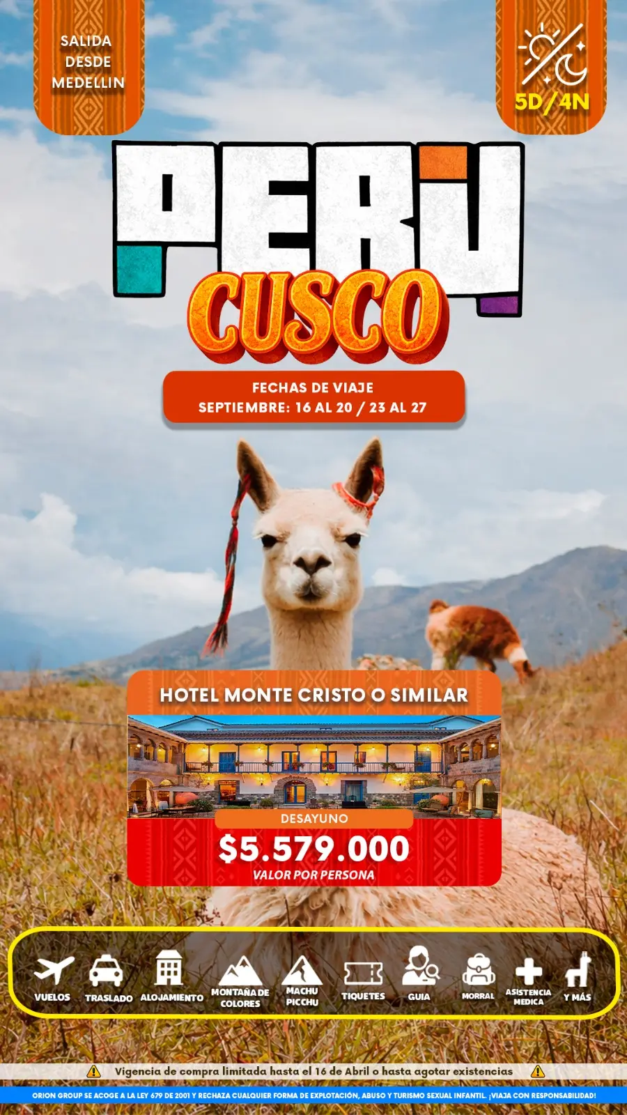 Plan Perú Cusco The Best